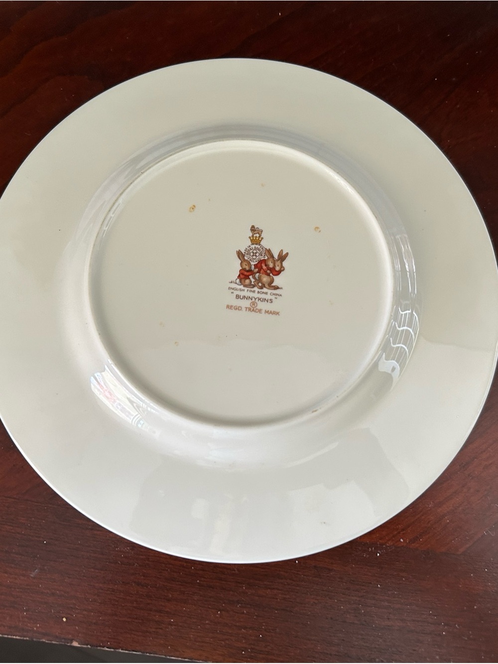 Royal Doulton Children's Bunny Parade Plate - White with Multicolor Accents - Picture 15 of 16